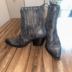 Leather Western Cowboy Boot